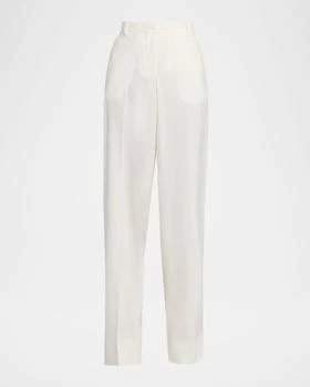 Stella McCartney | Wool Canvas Wide-Leg Trousers