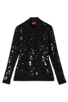 Gucci | Gucci Polo Neck Tweed Cardigan