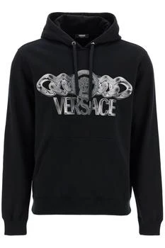 Versace | Versace Medusa On Chain Drawstring Hoodie