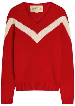 Valentino | Intarsia wool jumper