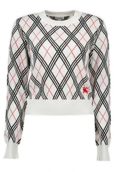 Burberry | Burberry Checked Knit Jumper