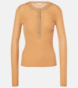Chloé | Ribbed-knit wool Henley shirt