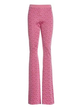 Versace | Versace La Greca Pattern High-Waist Flared Pants