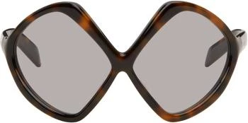 Prada | Brown Runway Oversized Sunglasses
