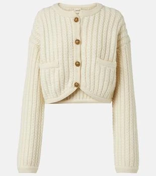 Khaite | Balser cashmere and mohair cardigan