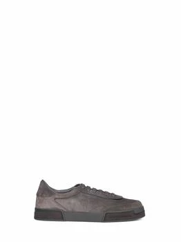 Dolce & Gabbana | DOLCE & GABBANA | Grey suede Portofino Yatch sneakers | Man | 42