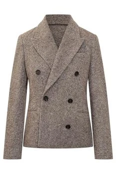 Brunello Cucinelli | Brunello Cucinelli Double-Breasted Long Sleeved Blazer