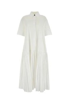 Jil Sander | Jil Sander Pleated Midi Shirt Dress