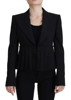 Dolce & Gabbana | Single Breasted Fit Blazer Wool Women's Jacket
