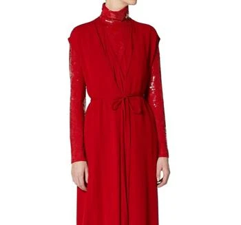 Valentino | Valentino - Embroidered Stretch Tulle Top