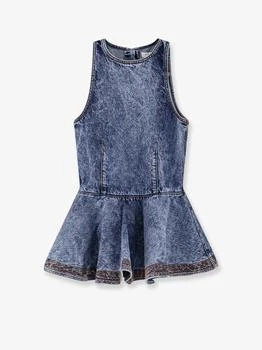 Alaia | Peplum Denim Top