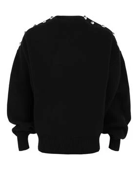 Salvatore Ferragamo | Cable-Knit Metal Button Sweater