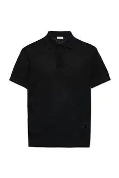 Burberry | Burberry Checked Ribbed-Knit Polo Shirt