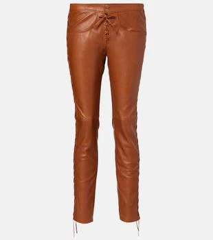 Isabel Marant | Cyerra leather slim pants