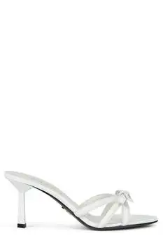 Prada | Prada High-Heeled Slip-On Sandals