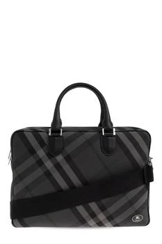 Burberry | Burberry Grid Check Pattern Briefcase