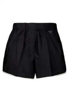 Prada | Prada Triangle-Logo Elasticated Waistband Shorts