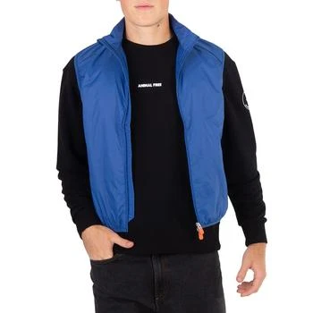 Save The Duck Save The Duck Snorkel Blue Stelis Zip Up Vest, Size X-Large