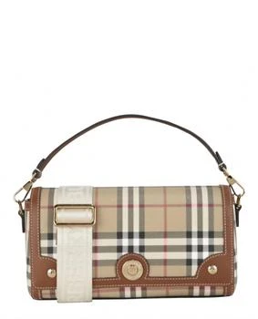 Burberry | Women's Top Handle Note Bag In Briar Brown