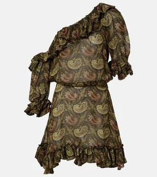 Yves Saint Laurent | Ruffled one-shoulder minidress