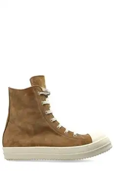 Rick Owens | Rick Owens Lace-Up Round Toe Sneakers