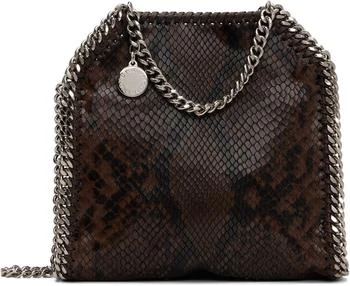 Stella McCartney | Brown Falabella Snake Mini Tote Bag