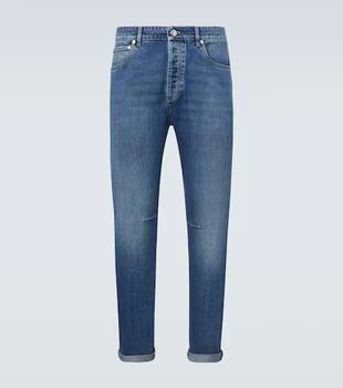 Brunello Cucinelli | Mid-rise slim jeans