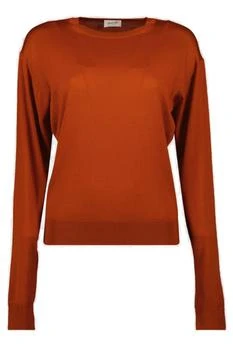 Yves Saint Laurent | Saint Laurent Long-Sleeve Crewneck Sweater