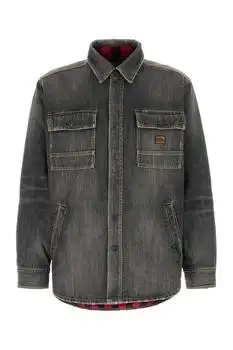 Balenciaga | Balenciaga Collared Denim Shirt