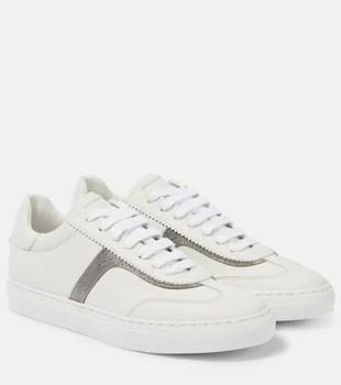 Brunello Cucinelli | Monili leather sneakers