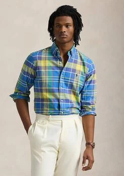 Classic Fit Plaid Oxford Shirt