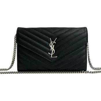 Yves Saint Laurent | Leather Pochette Shoulder Bag (Pre-Owned)