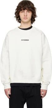 Jil Sander | Off-White Logo Sweatshirt