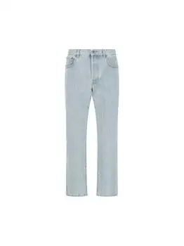 Valentino | Valentino	Logo Patch Straight Leg Jeans