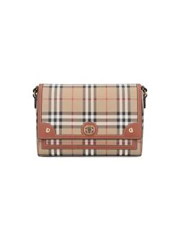 Burberry | Burberry Checked Foldover-Top Shoulder Bag