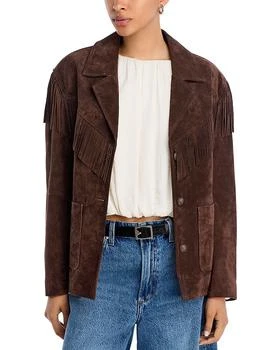 Suede Fringe Jacket