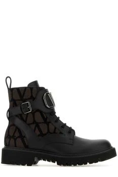 Valentino | Valentino Toile Iconographe Round Toe Ankle Boots