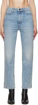 Khaite | Blue 'The Abigail Stretch' Jeans