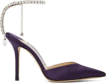 Jimmy Choo | Purple Saeda 100 Pumps