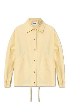 Jil Sander | Jil Sander Logo-Printed Drawstring Shirt Jacket