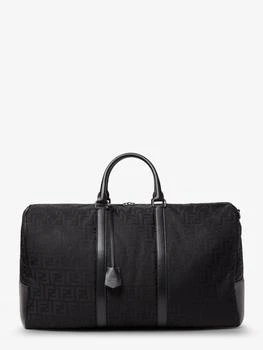 Fendi | FF nylon duffel bag with leather inserts