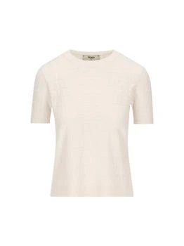 Fendi | Fendi FF Jacquard Crewneck T-Shirt