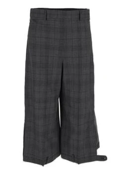 Balenciaga | Balenciaga Checked Deconstructed Long Shorts