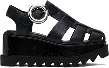 Stella McCartney | Black Elyse Platform Heeled Sandals
