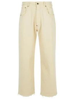 MAISON MARGIELA | Maison Margiela Buckle-Detailed Straight-Leg Jeans