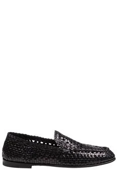 Dolce
Gabbana | Dolce
Gabbana Round Toe Woven Slippers