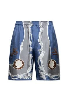 Versace | Versace Pattern-Printed Elasticated Waistband Shorts