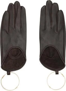 Sacai | Brown Bangle Gloves