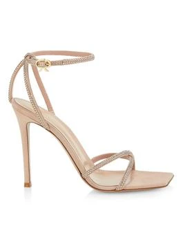 Gianvito Rossi | 105MM Crystal-Embellished Suede Sandals