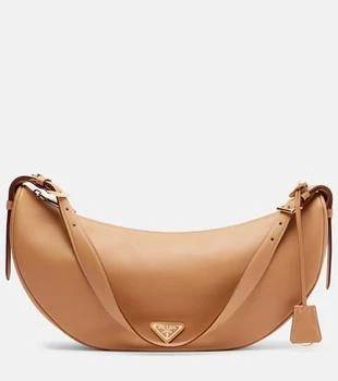 Prada | Prada Demi-Lune Large leather shoulder bag